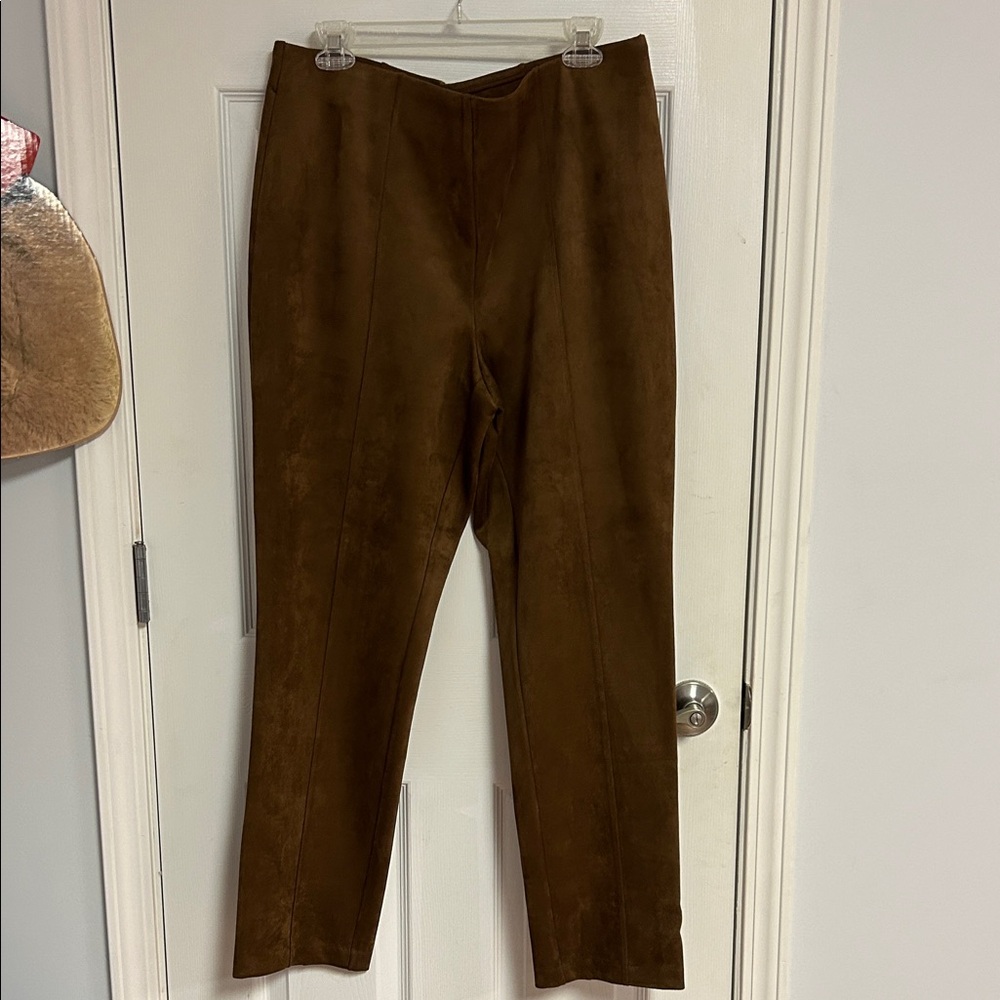 Rafaella Tan Suede Skirt